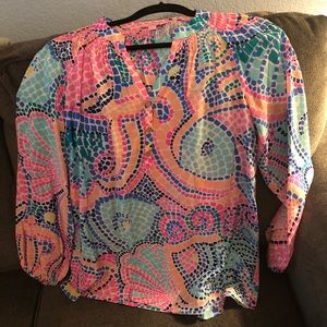 Lilly Pulitzer Elsa Small Blouse